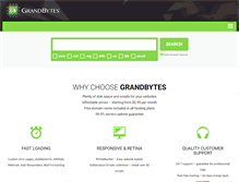 Tablet Screenshot of grandbytes.com